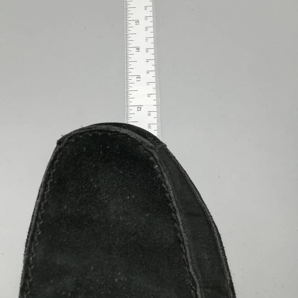 Dr. Scholls Loafer Mens Shoes Leather Suede Black Jack Slip On Sport 8E